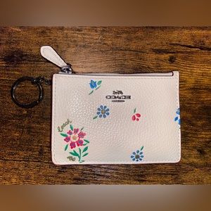 Coach Wildflower Mini I.D. Skinny Card Wallet